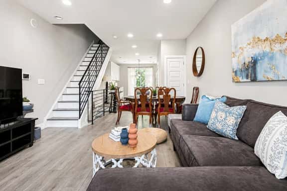 4BR Townhome w/ Rooftop & Backyard | Sleeps 8 - Image 1
